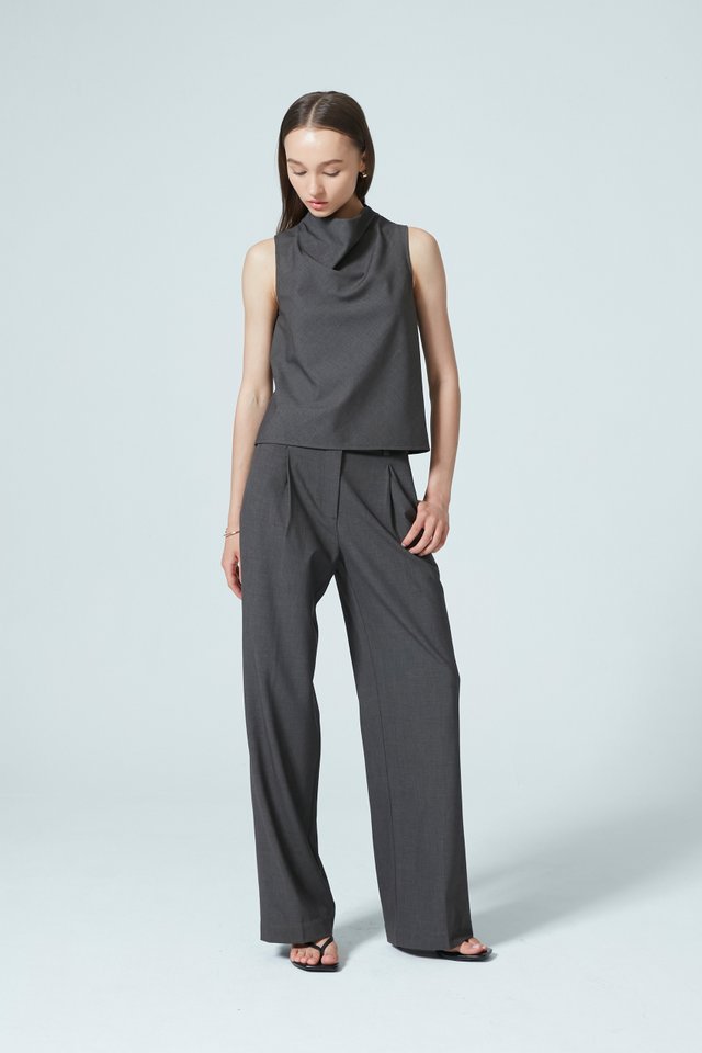 TAILORED STRAIGHT PANTS