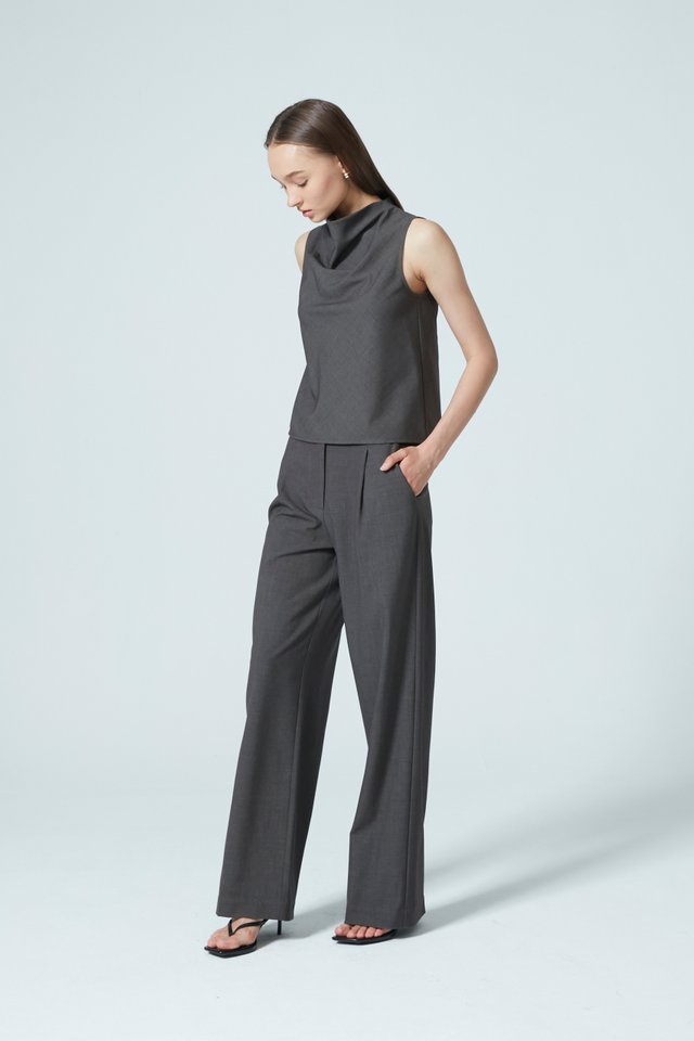 TAILORED STRAIGHT PANTS