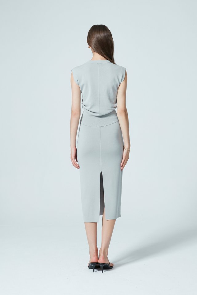 [PERFECT PAIRING] KNIT TOP & SKIRT SET