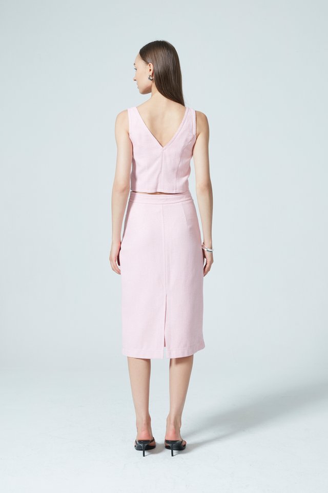 [PERFECT PAIRING] TWEED SKIRT SET