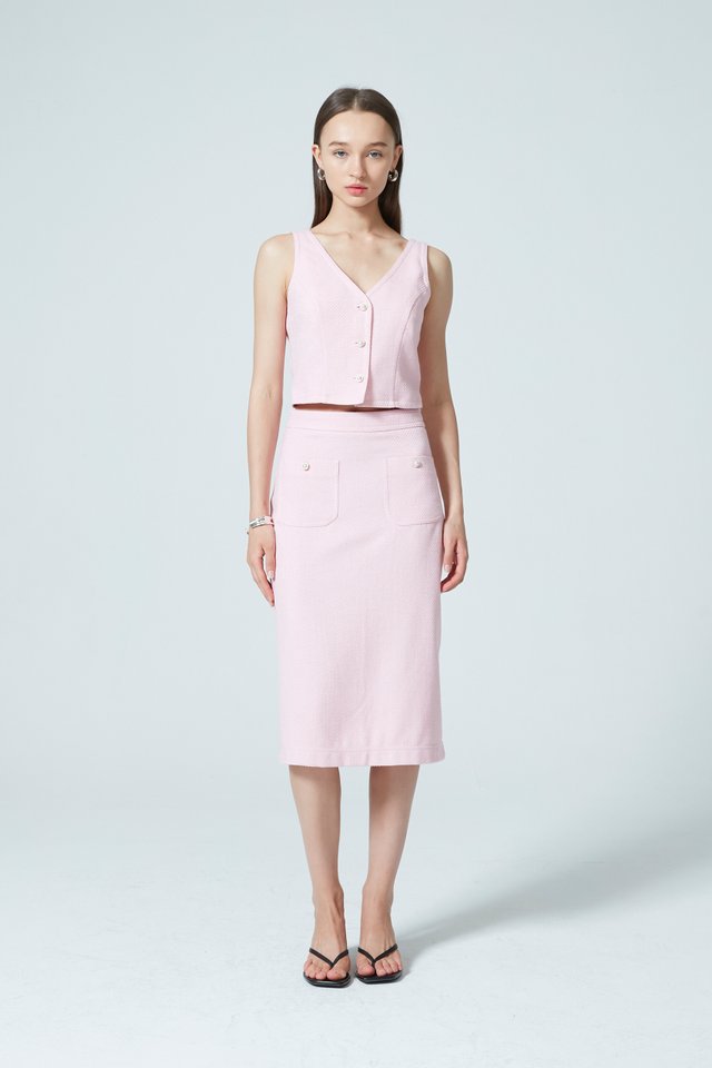 [PERFECT PAIRING] TWEED SKIRT SET