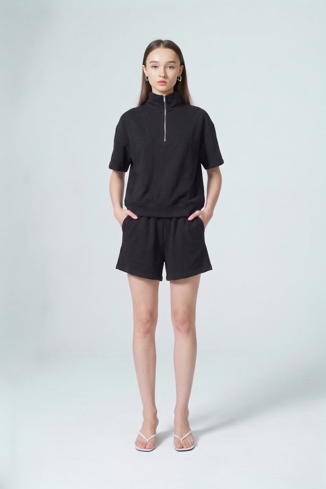 RELAXED SWEAT SHORTS