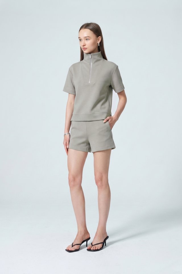 RELAXED SWEAT SHORTS