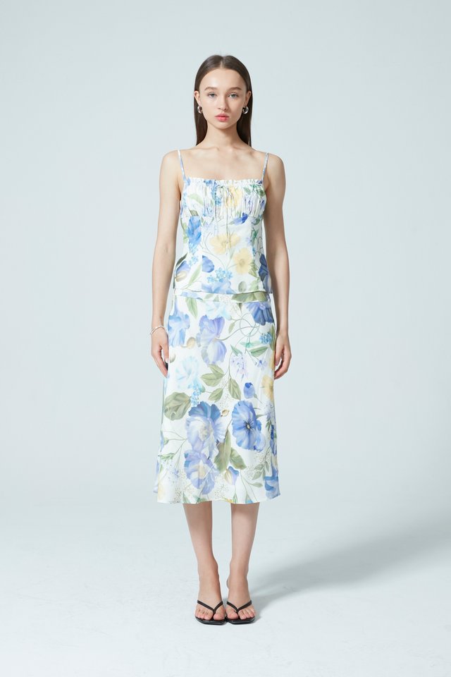 [PERFECT PAIRING] FLORAL SKIRT SET