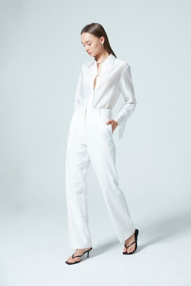 TAILORED STRAIGHT PANTS