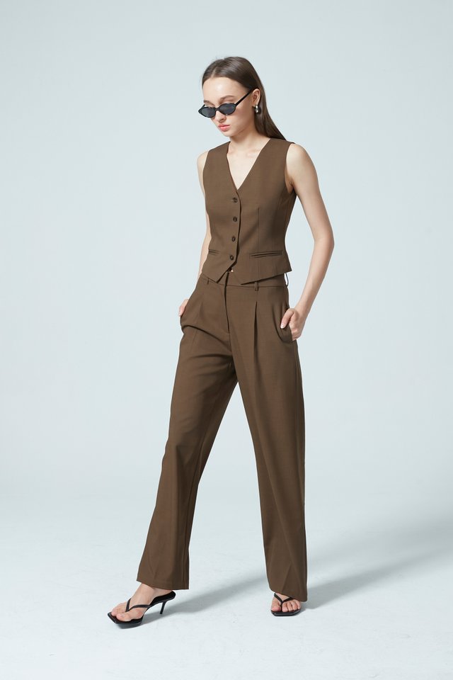 TAILORED STRAIGHT PANTS