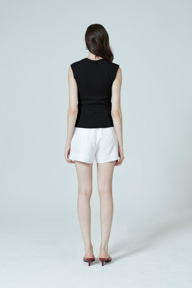 SLEEVELESS JERSEY TOP