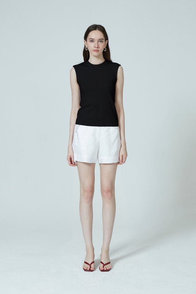 SLEEVELESS JERSEY TOP