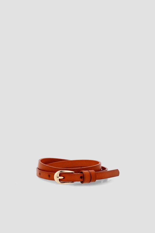 SKINNY LEATHER BELT