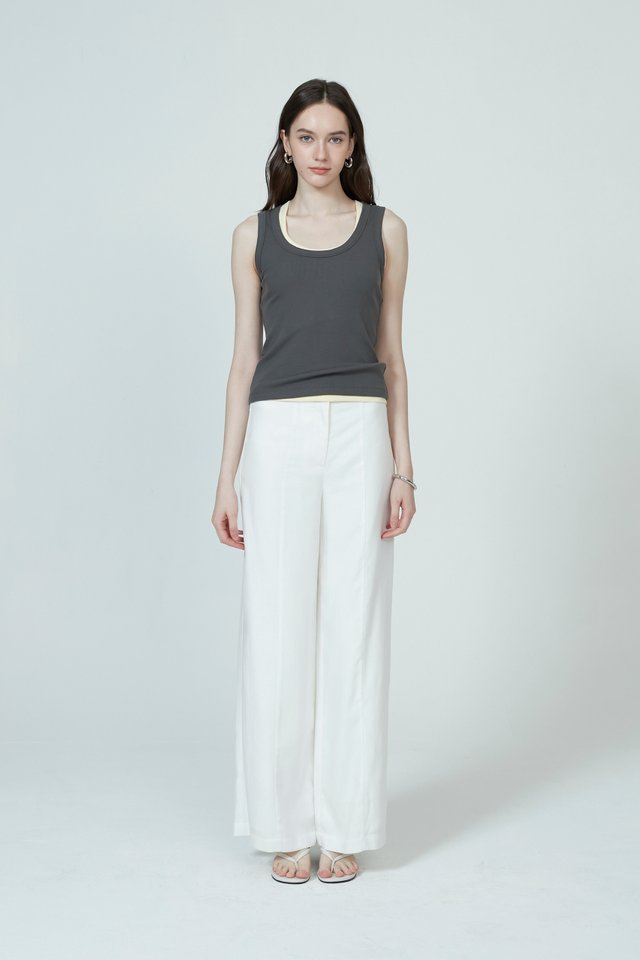 SCOOP NECK TANK TOP