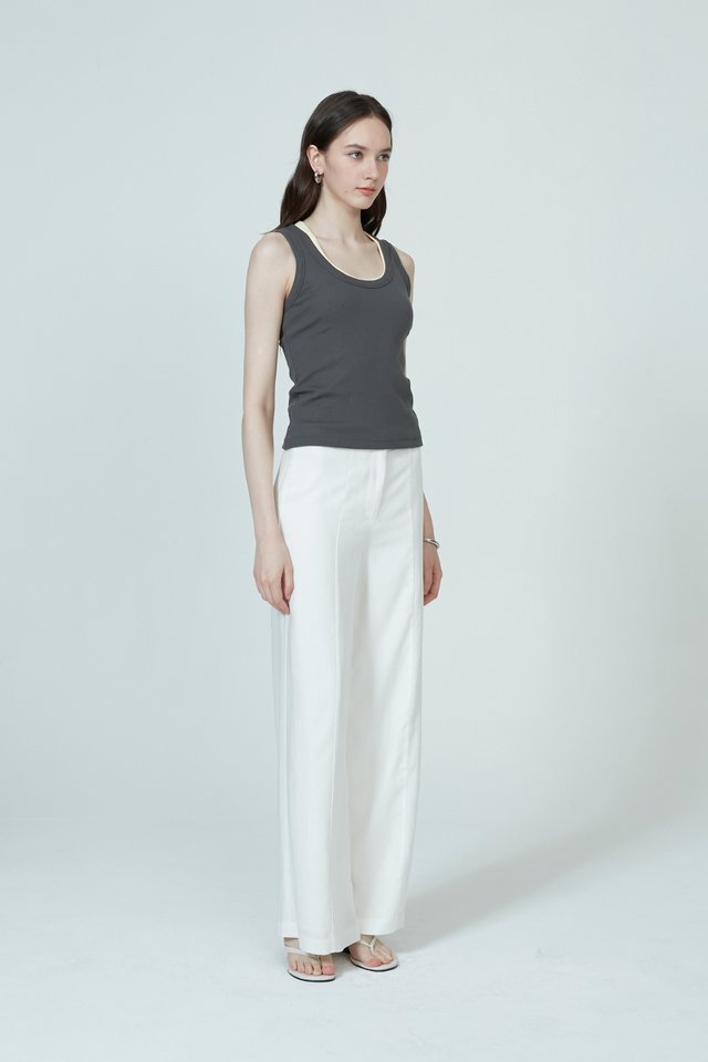 SCOOP NECK TANK TOP