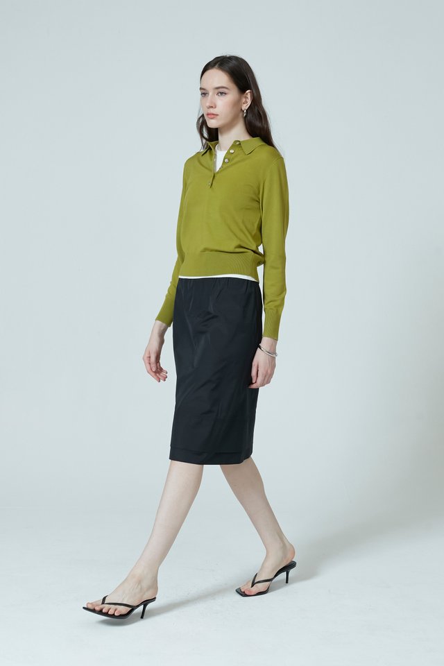 LAYERED A-LINE SKIRT
