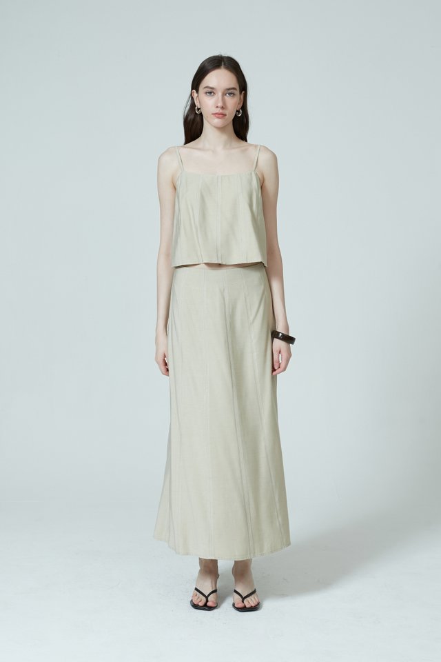 [PERFECT PAIRING] CAMISOLE TOP & SKIRT SET