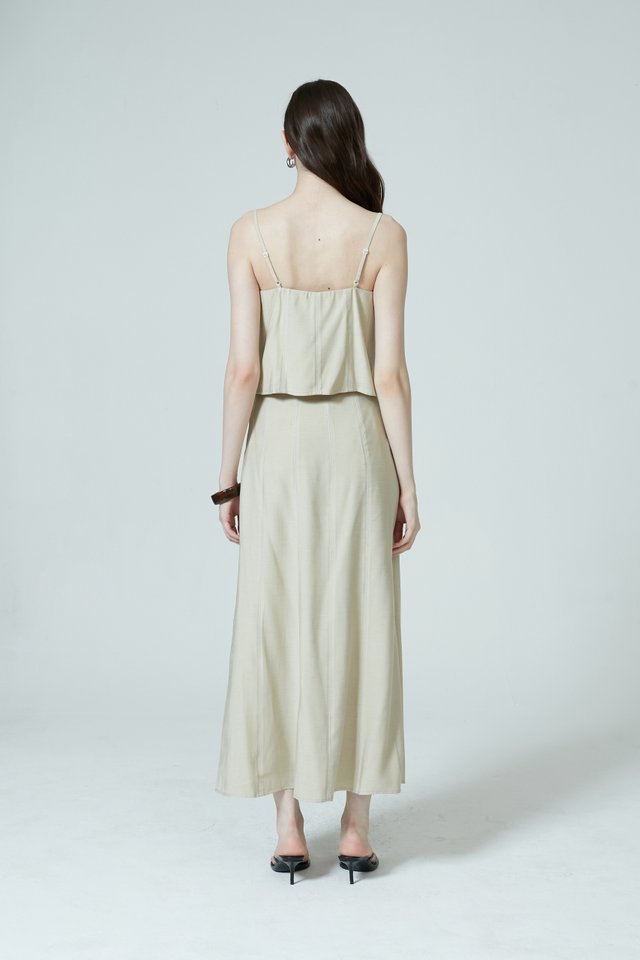 [PERFECT PAIRING] CAMISOLE TOP & SKIRT SET
