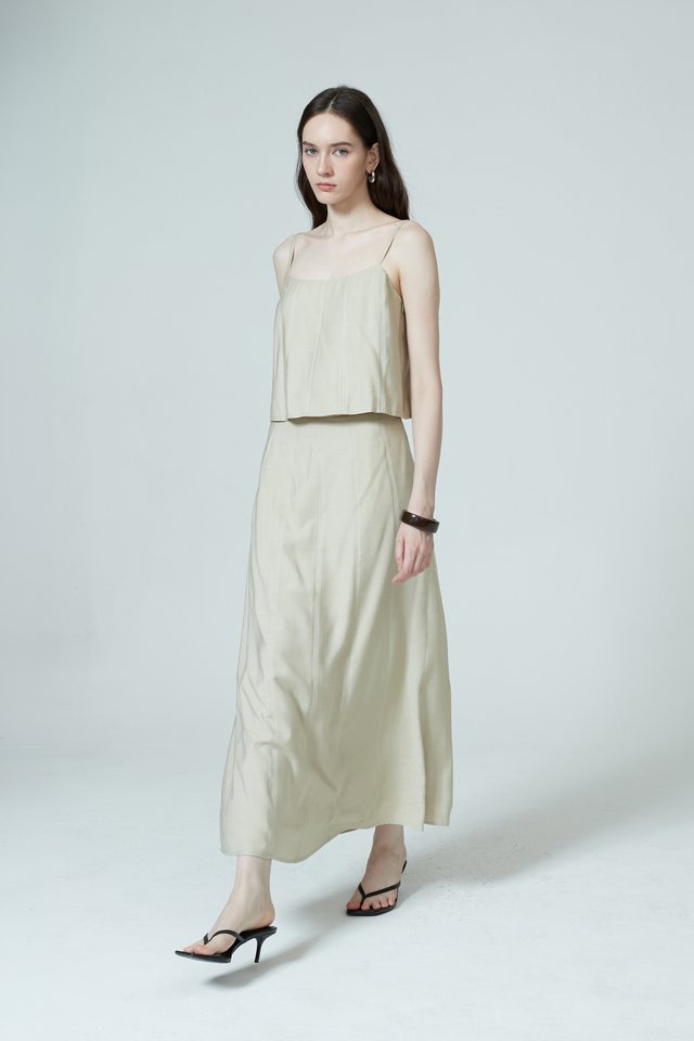 CONTRAST STITCH CAMISOLE TOP