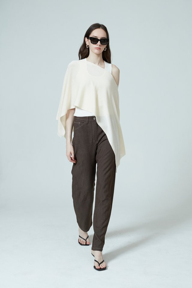 KNITTED PONCHO