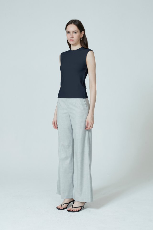 SLEEVELESS JERSEY TOP