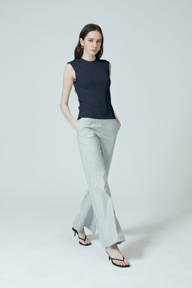 SLEEVELESS JERSEY TOP