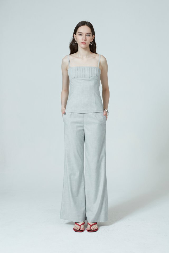 [PERFECT PAIRING] BUSTIER TOP & PANTS SET
