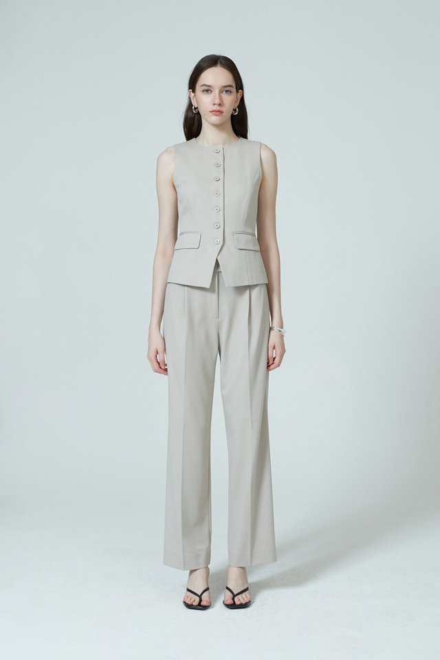 [PERFECT PAIRING] TAILORED PANTS SET