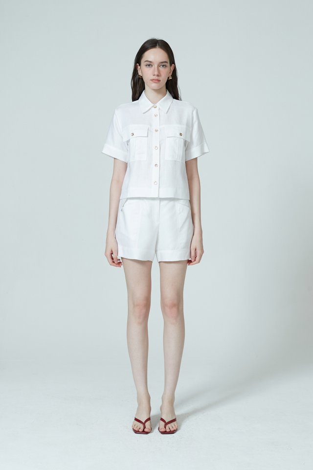 [PERFECT PAIRING] UTILITY SHIRT & SHORTS SET