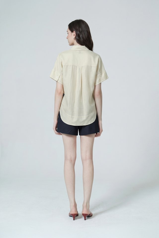 BOXY CUFF SLEEVE SHIRT