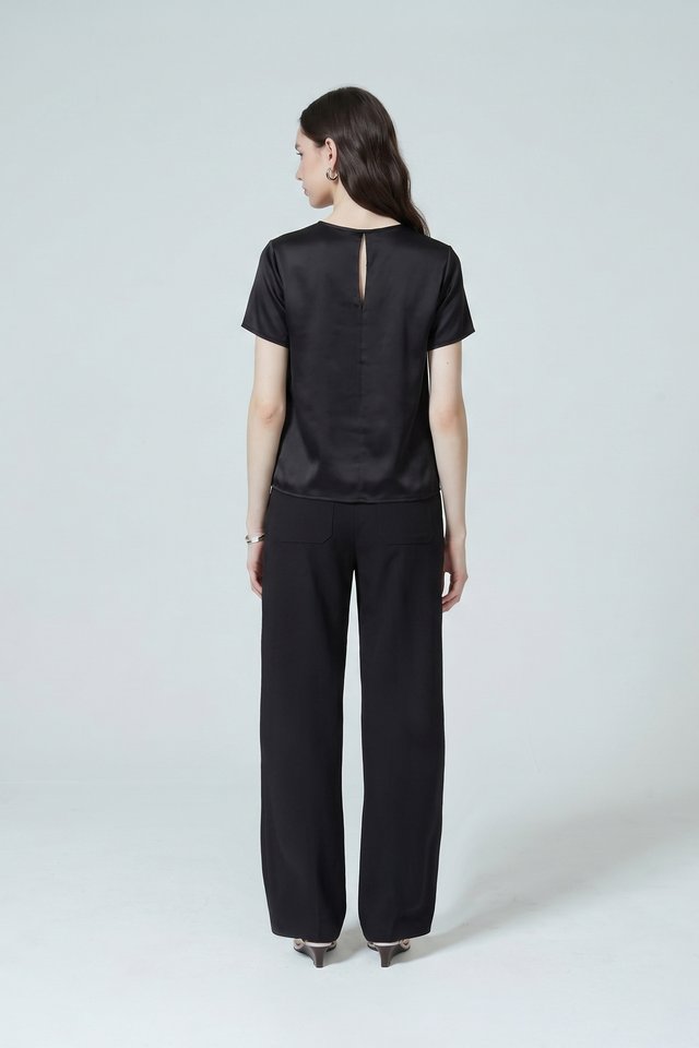 ROUND NECK BIAS TOP