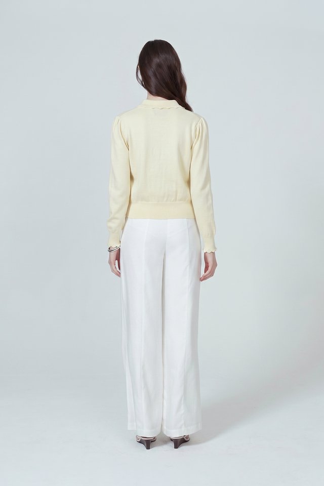 [PERFECT PAIRING] SCALLOP CARDIGAN SET