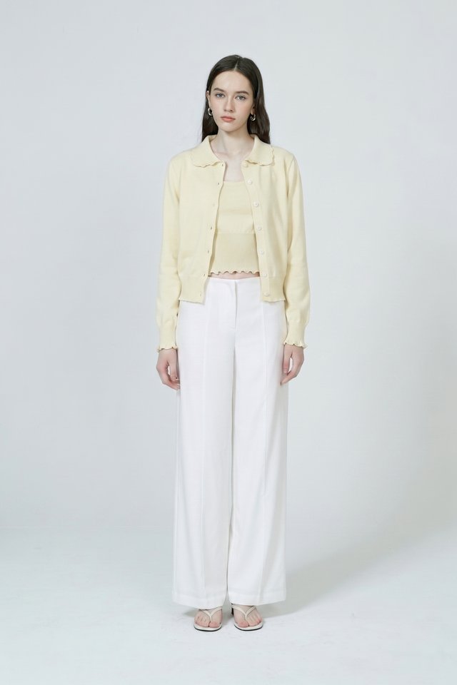 [PERFECT PAIRING] SCALLOP CARDIGAN SET