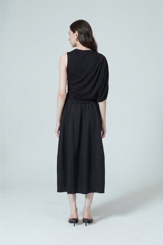 ASYMMETRIC DRAPED TOP