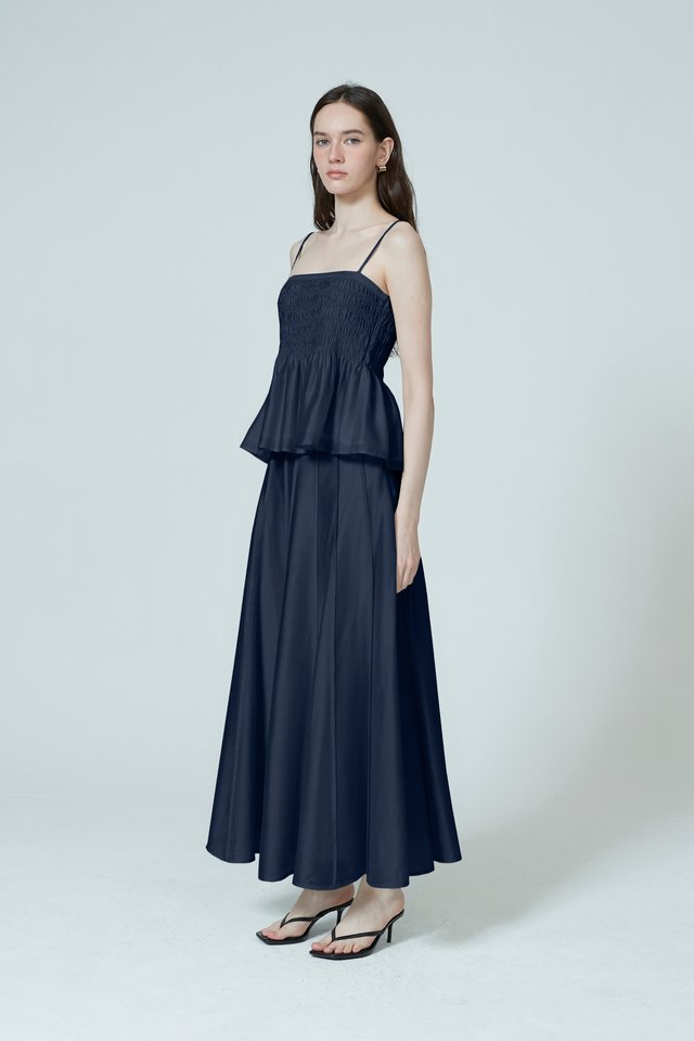SHEER MIDI SKIRT