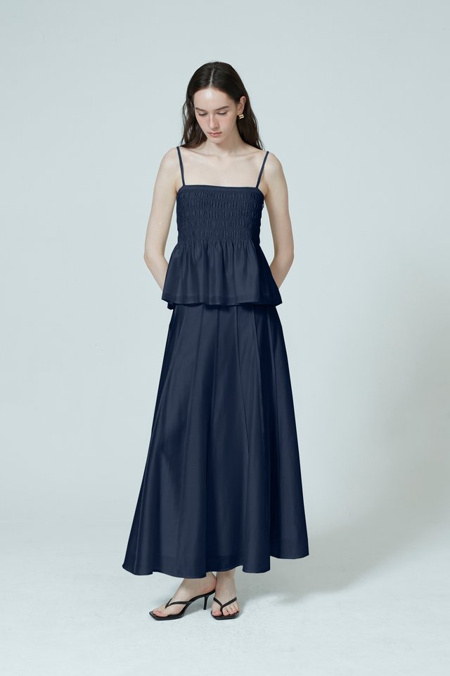 SHEER MIDI SKIRT
