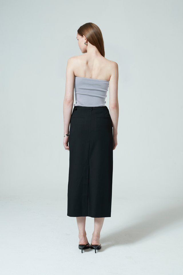 KNITTED TUBE TOP