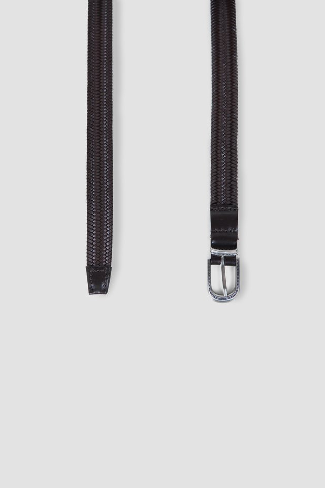 BRAIDED LEATHER BELT