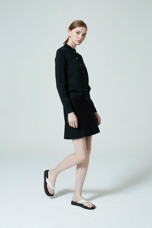 KNITTED MINI SKIRT