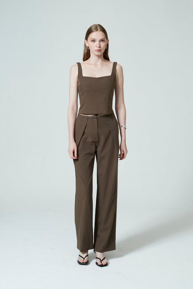 TAILORED BUSTIER TOP