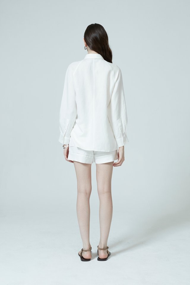 [PERFECT PAIRING] LINEN SHORTS SET