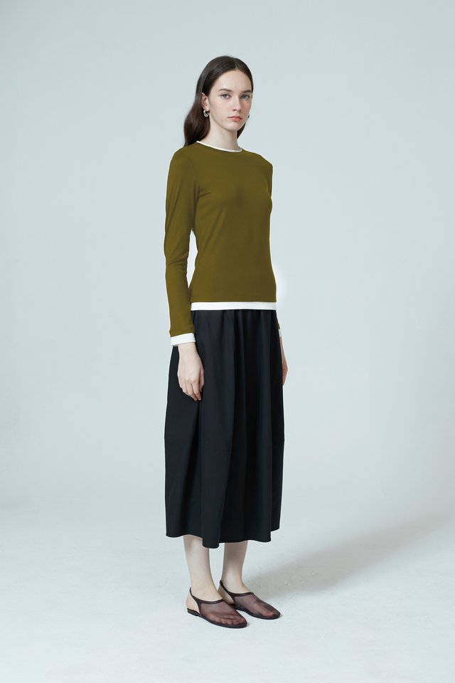 LAYERED LONG SLEEVE TEE
