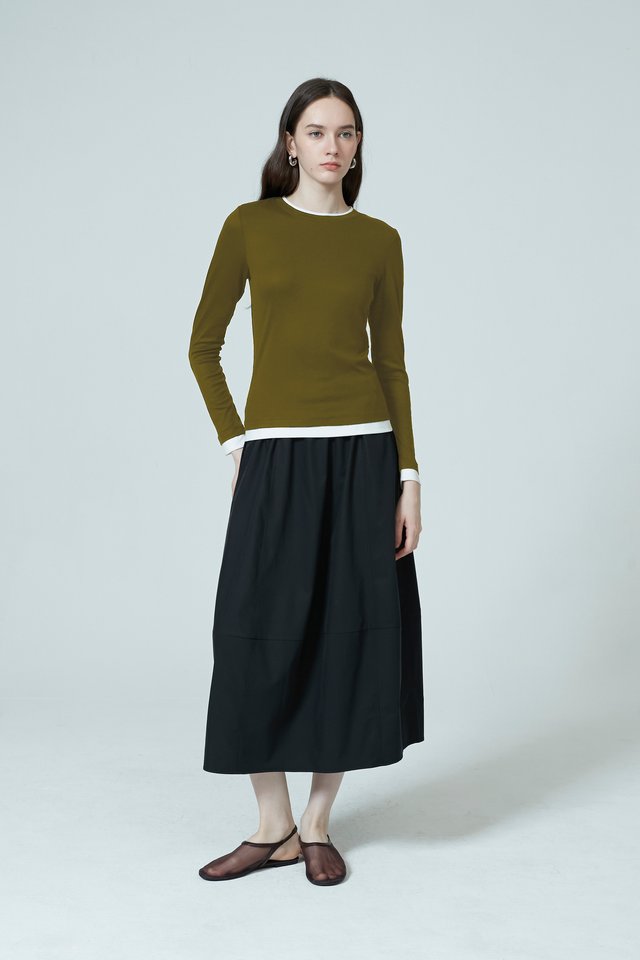 LAYERED LONG SLEEVE TEE