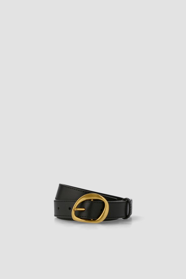 IRREGULAR BUCKLE LEATHER BELT