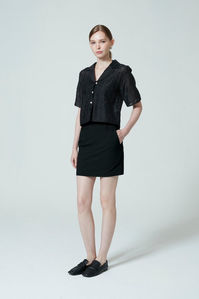 TAILORED MINI SKIRT