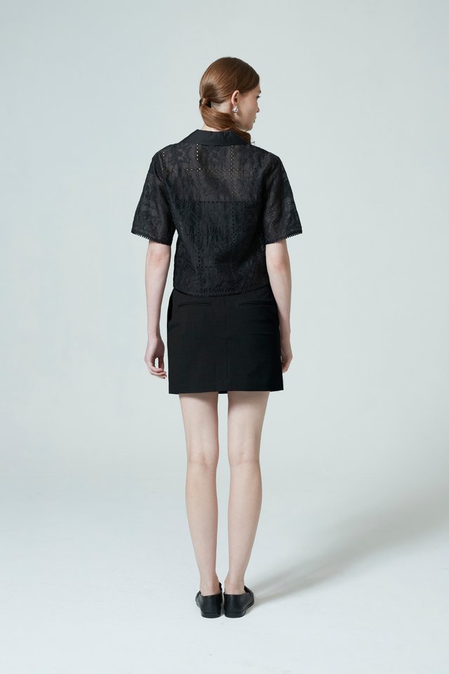 TAILORED MINI SKIRT