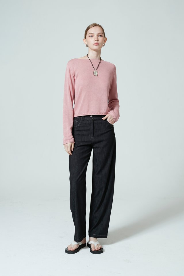 LINEN BLEND JUMPER