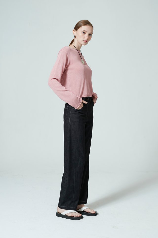 LINEN BLEND JUMPER