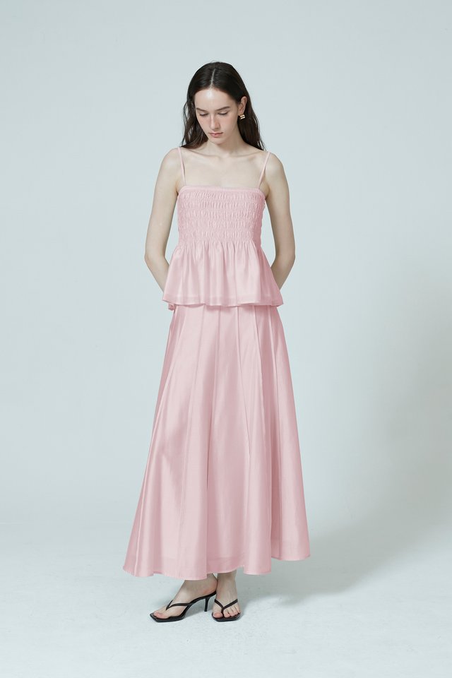 SHEER MIDI SKIRT