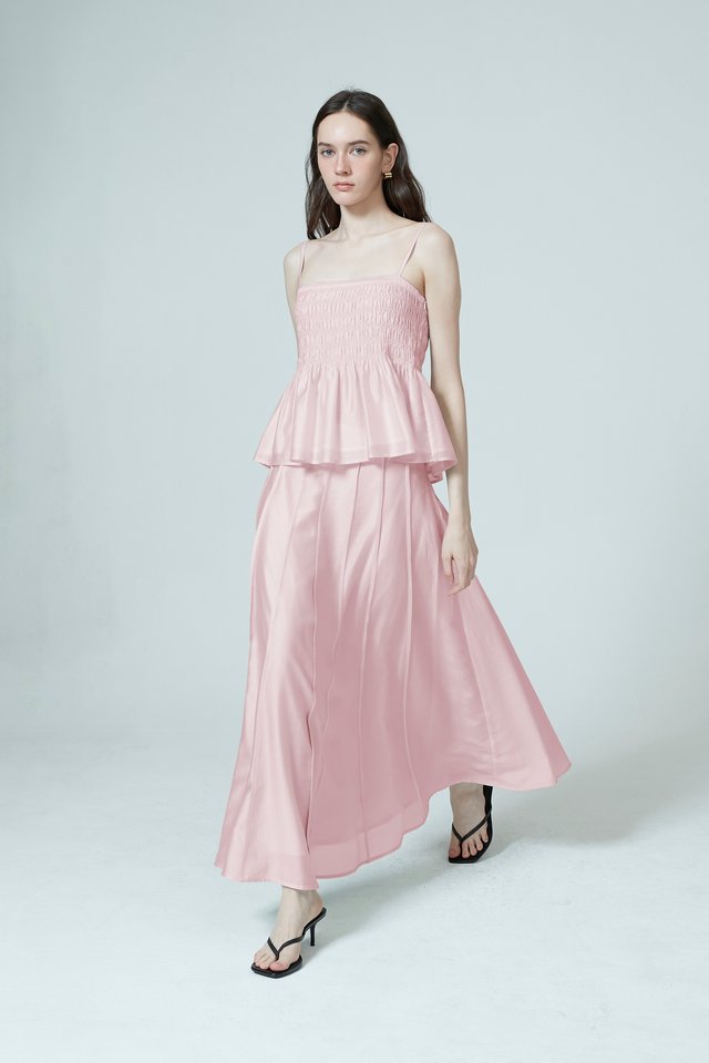 SHEER MIDI SKIRT