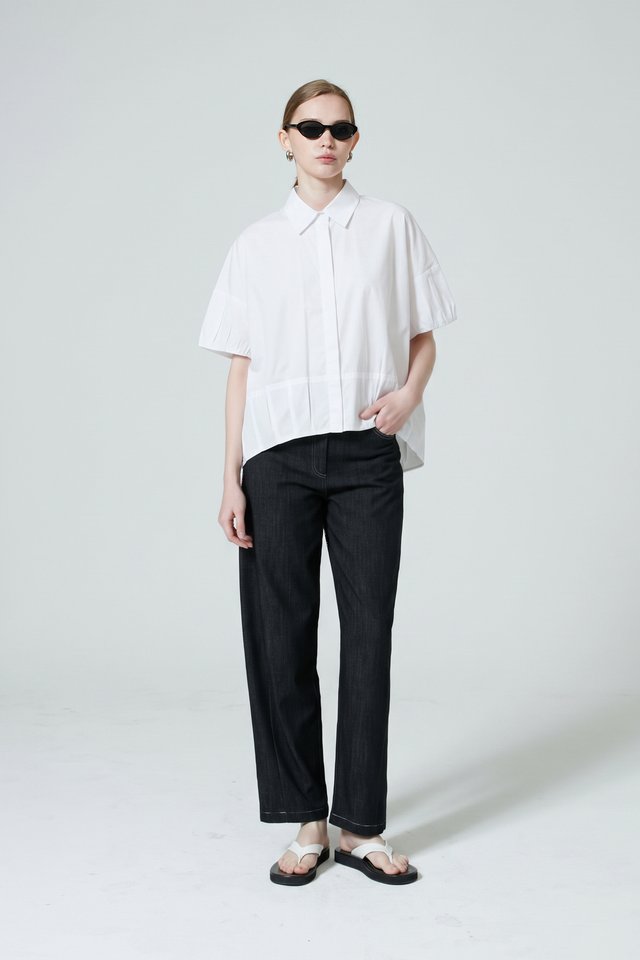 COTTON PUFF SLEEVE SHIRT