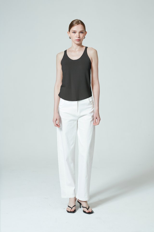 LINEN BLEND TANK TOP