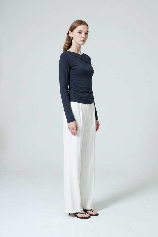 WRAPPED LONG SLEEVE TEE