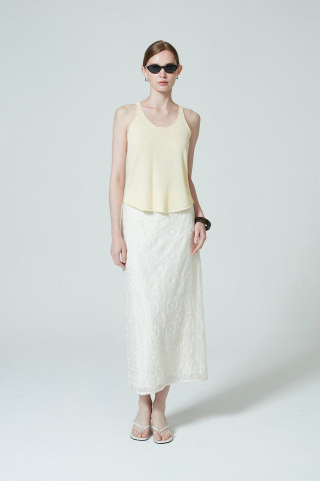 LINEN BLEND TANK TOP